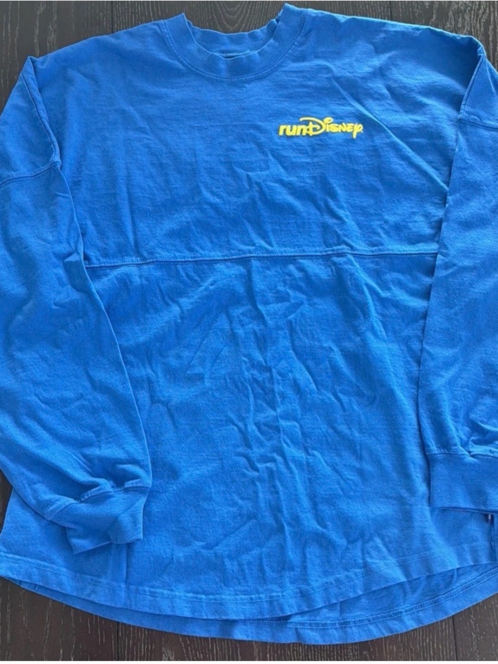RunDisney Mickey Spirit Jersey-Blue/Yellow Size M